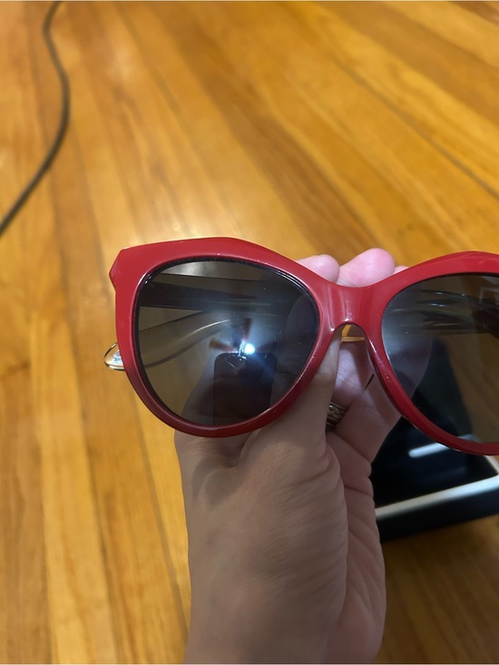 GIVENCHY GV 7023 PU4HD Optyl Red/Clear Fun  Women\'s Sunglasses Retro main image 8